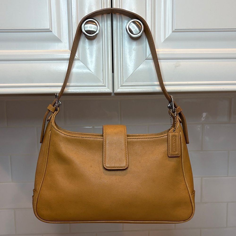 Coach Bag Purse Handbag Leather Vintage Hampton Hobo Shoulder Bag Pocketbook